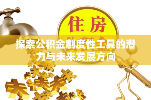 修武探索公积金制度性工具的潜力与未来发展方向