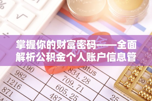 修武掌握你的财富密码——全面解析公积金个人账户信息管理与优化