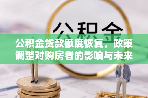 修武公积金贷款额度恢复，政策调整对购房者的影响与未来展望