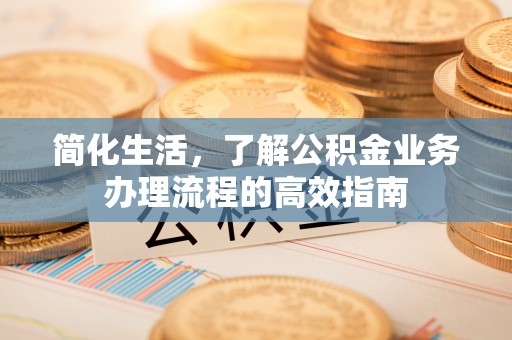 修武简化生活，了解公积金业务办理流程的高效指南