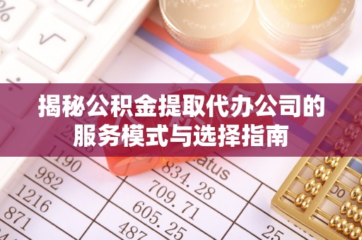 修武揭秘公积金提取代办公司的服务模式与选择指南