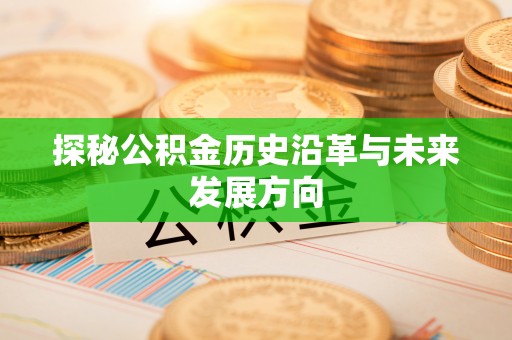 修武探秘公积金历史沿革与未来发展方向