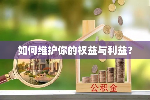 修武如何维护你的权益与利益？