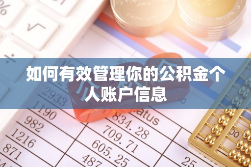 修武如何有效管理你的公积金个人账户信息