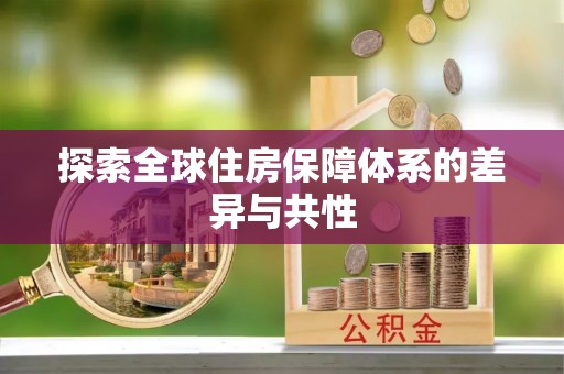 修武探索全球住房保障体系的差异与共性