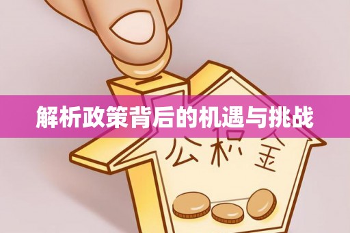 修武解析政策背后的机遇与挑战